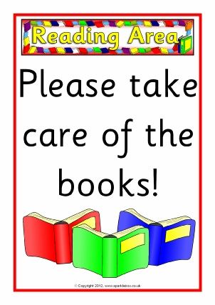 A set of posters to display in your classroom Reading Area. Description from sparklebox.co.uk. I searched for this on bing.com/images Posters For Reading Corner, Library Rules For Kids, Library Room Decoration Ideas For School, Reading Corner Classroom Preschool, Reading Corner Rules, Reading Corner Ideas For Classroom, Corner Reading Area, Reading Area Classroom, Library Rules Poster