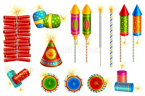 Vector Fire Cracker vector illustration Hand Hygiene Posters, Crackers Images, Notice Board Ideas, Firework Rocket, Diwali Crackers, Fireworks Images, Colorful Fire, Festival Illustration, Fire Cracker