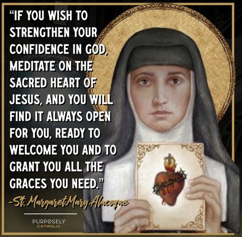 Confidence In God, Catholic Kids Activities, Chapel Veil Catholic, Christian Homemaking, The Sacred Heart Of Jesus, Saint Quotes Catholic, Healthy Quotes, Catholic Images, The Sacred Heart