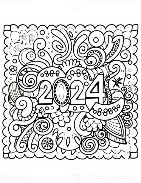 Coloring Pages Ideas, Pages Ideas, New Year Coloring Pages, Free Christmas Coloring Pages, Time Worksheets, Easy Coloring Pages, Let The Fun Begin, Christmas Coloring, Coloring Pages To Print