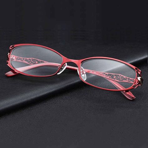 Butterfly Alloy Elegant Women Glasses Frame Female Vintage Optical Glasses Plain Eye Box Eyeglasses Frames Myopia Eyewear|eyeglass frame myopia|eyeglass framesoptical glasses - AliExpress Vintage Prescription Glasses, Reading Glasses For Women, Womens Prescription Glasses, Vintage Reading, Women Reading, Womens Glasses Frames, Cute Glasses, Glasses Women, Glasses For Women