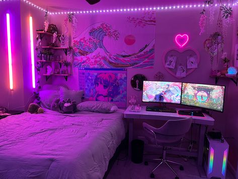 Design My Room, Bedroom Ideas For Small Rooms Cozy, Design Games, Bedroom Games, Purple Rooms, Pinterest Room Decor, Gaming Room Setup, Cute Bedroom Decor, Gamer Room