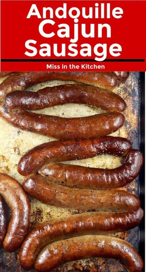 Chicken And Pork Sausage Recipes, Country Sausage Recipes, Andouille Sausage Recipe, Boudin Sausage, Andouille Sausage Recipes, Recipes Hamburger, Sausage Making Recipes, Sausage Potato Soup, Home Made Sausage