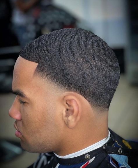 High Taper Waves, Low Taper Waves, Mid Taper Fade Haircut Black Men, Taper Fade Alto, Skin Taper, Black Man Haircut Fade, 360 Waves Hair, Wave Photo, Fade Haircut Designs