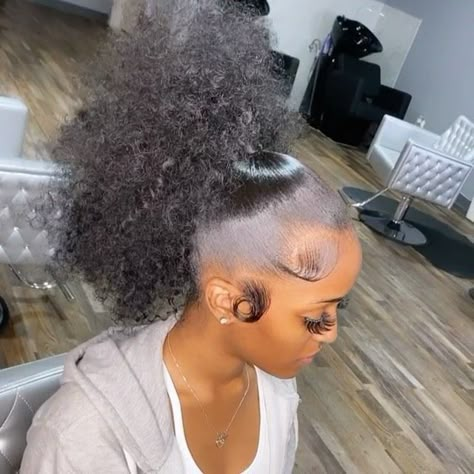 High Pom Pom Ponytail, High Sleek Curly Ponytail, High Weave Ponytail Hairstyles Curly, Short Curly Ponytail Weave, Quick Hair Styles Black Women, Puffy Ponytail Hairstyles Black Women, Sleek Curly Ponytail, Pom Pom Ponytail, Short Curly Ponytail