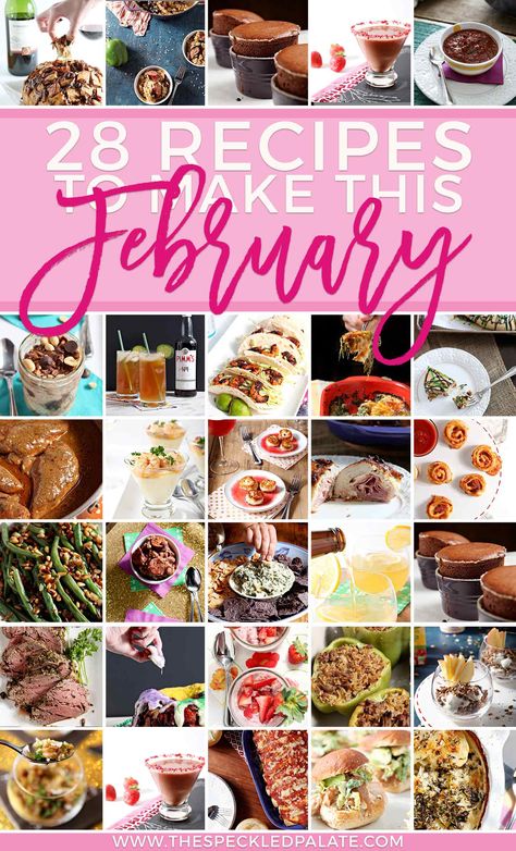 February Meal Plan, Football Food Recipes, Mardi Gras Recipes, February Recipes, Monthly Meal Plan, Pomegranate Margarita, Homemade Margaritas, Mardi Gras Food, Monthly Meal Planning