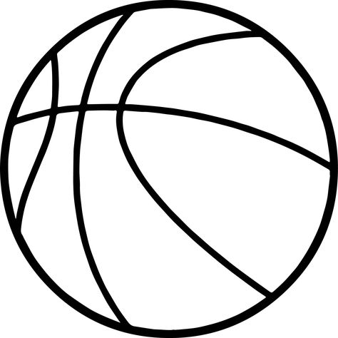 nice Basketball Ball Coloring Page