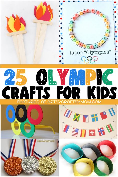 Torch Craft, Olympic Torch Craft, Olympic Themed Activities, Summer Olympics Crafts, Summer Olympics Activities, Preschool Olympics, Sport Themed Crafts, Olympic Games For Kids, Olympic Idea