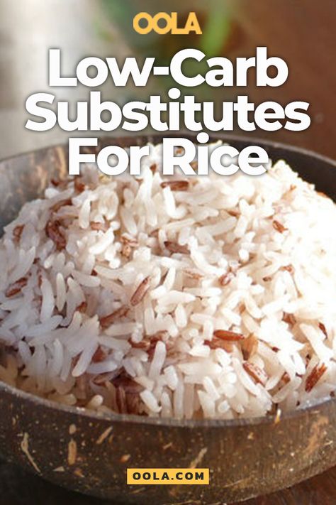 Low carb substitutes for rice, perfect for the Keto diet or when you just want to lower your intake of carbs! #LowCarb #Keto Rice Alternative Low Carb, Low Carb Substitutes, Rice For Diabetics, Crockpot Chicken Stew, Meal Planning Recipes, Rice Alternatives, Gut Recipes, Carb Substitutes, Low Carb Rice