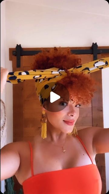 Jessica Morrobel | NYC Content Creator on Instagram: "Curly bangs out for this head wrap style! ✨ 

.
.
.
.
.
.
.
.
.
.
.
.
.
.
.
.
.
.
.
.
#headwraptutorial #berrycurly #curlyhaircommunity #curlyhairjourney #curlyhairmethod #curlynaturalhair #curlyhairgirls #naturalcurlyhair #curlyhairstyles #embraceyourcurls" Headwrap Tutorial, Curly Bangs, Head Wrap Styles, Curly Girl Hairstyles, Curly Hair Styles Naturally, Head Wraps, Wrap Style, Bangs, Curly Hair Styles