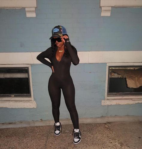 Body Suit Jumpsuit Outfits, Body Glove Jumpsuit Outfit, One Piece Body Suit Outfit, Body Suit Outfit, Suits Black, Jordan 1 Outfit, Girly Fits, Looks To Recreate, Jumpsuit Outfits