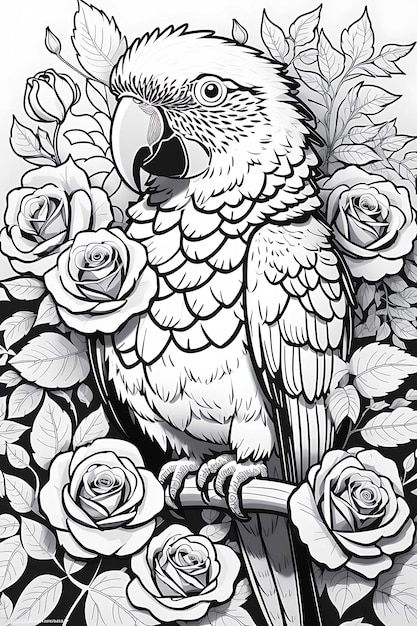 Desenho para colorir para adultos desenh... | Premium Photo #Freepik #photo #esboco #pintura-oleo #aquarela #desenho-lapis People Coloring Pages, Free Christmas Coloring Pages, Bird Coloring Pages, Svg Images, Animal Coloring Books, Coloring Book Art, Cute Coloring Pages, Hand Art Drawing, Christmas Coloring Pages