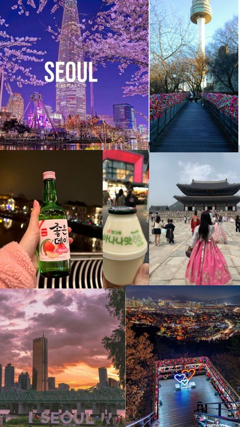 #coreadelsur #seoul 🫶🏻🇰🇷❤️ My Dream Country South Korea, Travel Aesthetic Korea Seoul, Travelling To South Korea, Living In Korea Vision Board, South Korea Seoul Travel, South Korea Tourist Spots, Korean Seoul Aesthetic, Travel To South Korea, Korea Places Seoul