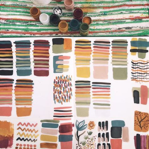 Textiles Sketchbook, Art Gouache, Home Textiles, Color Inspo, Colour Schemes, Color Swatches, Design Color, Color Themes, Colour Palette