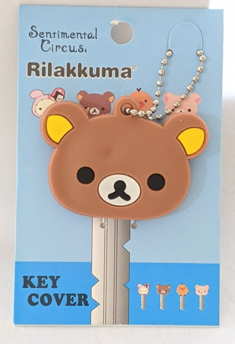 Rilakkuma Accessories, Cute Rilakkuma, Key Cap, Key Chain Holder, Pink Rabbit, Yellow Bird, Key Cover, Hello Kitty Items, Key Covers