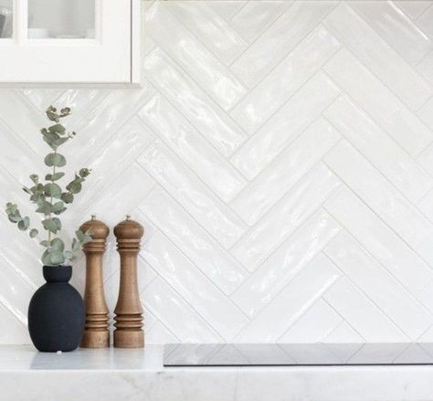 White Tile Backsplash Herringbone, Chevron Tiles Kitchen Backsplash, Herringbone Kitchen Tile Backsplash, Chevron Backsplash Kitchen Herringbone, Textured Herringbone Backsplash, Subway Tile Chevron Backsplash, White Subway Herringbone Backsplash, White Subway Tile Kitchen Backsplash Herringbone, Kitchen Backsplash Ideas Herringbone