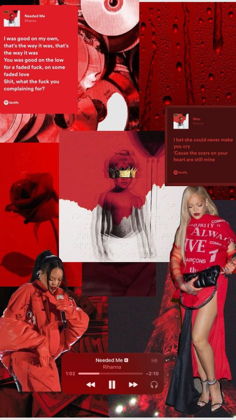 #myfirstshuffle #Rihanna #R9#fypshuffle Anti Rihanna, Rihanna Albums, Album Wallpaper, Make You Cry, Rihanna, I Am Awesome, Make It Yourself, Collage, Quick Saves