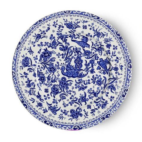 Peacock Pottery, Royal Peacock, Peacock Plates, Blue And White Dinnerware, Miniature Inspiration, Copper Engraving, Peacock Pattern, Bird Motif, Porcelain Dinnerware