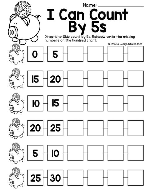 Teaching Skip Counting 1st Grade, Count By 5s Worksheet, Counting By 5s Worksheet, Skip Counting Worksheets Grade 1, Skip Counting Worksheets 2nd Grade, Counting By 2s Worksheets Free, Skip Counting Activities 2nd Grade, Count By 2s Worksheet, Skip Counting By 2s Activities