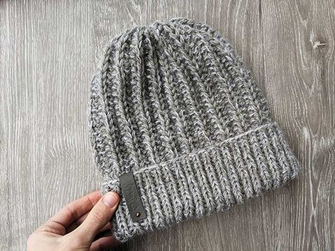 Unisex Winter Knit Hat Free Pattern · Crazy Hands Knitted Hats For Men Free Pattern Beanie, Mens Knitted Toque Free Pattern, Free Hats Knitting Patterns, Knitting Patterns Free Hats Straight Needles Mens, Knit Hat Pattern Free Dk Yarn, Worsted Weight Knit Hat Pattern, Double Knit Hats Free Pattern, Mens Hat Knitting Pattern Free, Knitting Patterns For Hats Free