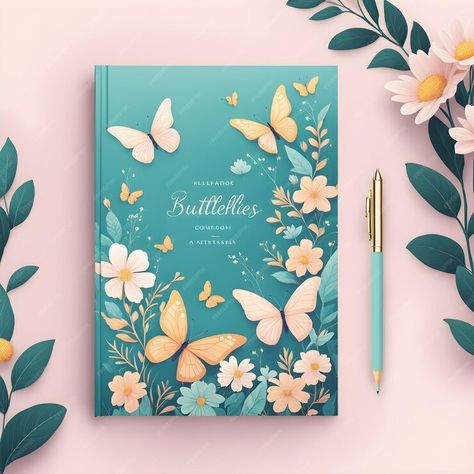 Pastel color book cover subtle pastel book cover minimalist floral cover pastel floral theme book | Premium AI-generated image Pastel Book Cover, Book Cover Minimalist, Minimalist Book Cover Design, Minimalist Book Cover, Minimalist Pastel, Minimalist Book, Butterfly Books, Pastel Theme, Pastel Butterflies