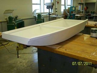 Picture of Prime and Paint Shallow Water Boats, Duck Hunting Boat, Jon Boats, Plywood Boat, Make A Boat, Lake Ideas, Wooden Boat Plans, Flats Boat, Boat Building Plans