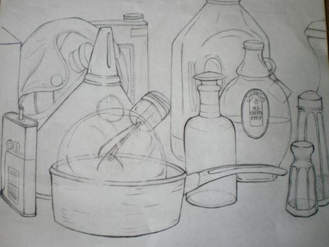 Drawing Ellipses, Foundation Drawing, Contour Line Art, Contour Drawings, Drawing Still Life, Contour Line Drawing, Teaching Drawing, Art Assignments, Liberty University