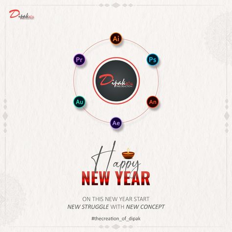 Happy New Year Poster Design by #thecreation_of_dipak #socialmedia #newyear #creative #postdesign #creativedesign #adobe #graphicdesign #graphicdesigner #2022 #newconcept #newstruggle New Years Creative Ads, Creative New Year Poster Design, Happy New Year Poster Design Posts, Happy New Year Ads Creative, New Year Social Media Post Design Ideas, Happy New Year 2024 Creative Ads, Creative Happy New Year Post, Happy New Year Social Media Post Design, Happy New Year Flyer Design