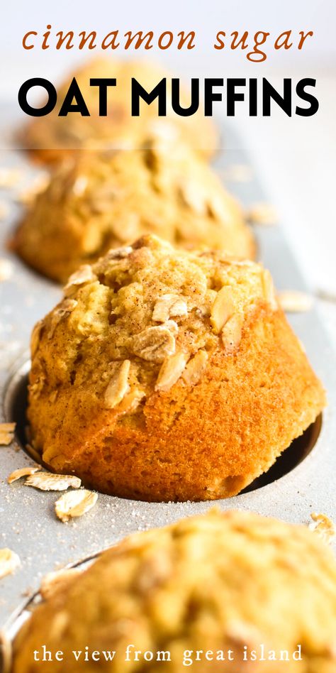 Oat Flour Muffins Healthy, What To Make With Oats, Oat Muffin Recipes, Quick Oats Recipes Breakfast, Oatmeal Muffins Breakfast, Oat Muffins Healthy, Snack Muffins, Quick Oat Recipes, Cafe Treats