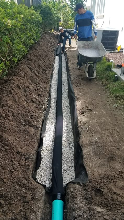 Drainage Solutions Landscaping, Yard Drainage System, Yard Drain, Backyard Drainage, Landscape Drainage, Yard Drainage, Drainage Solutions, French Drain, Queen Camilla