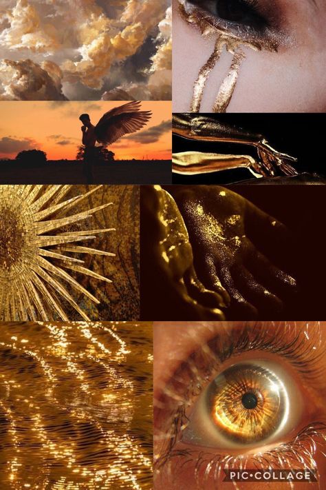 Sun Angel Aesthetic, Icarus And The Sun Aesthetic, Gold Godess Aesthetic, Apollo Aesthetic Gold, Sun Court Aesthetic, Malakcore Aesthetics, The Sun And The Moon Aesthetic, God Aesthetic Gold, Gold Kingdom Aesthetic