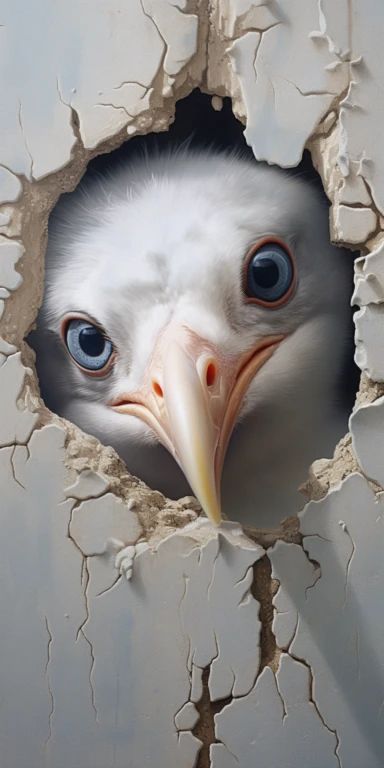 Birds Photography Art, Wall Art Uk, Cracked Paint, Hyper Realistic Paintings, Animal Portraits Art, Doodle On Photo, Realistic Paintings, Realistic Art, Arte Animal