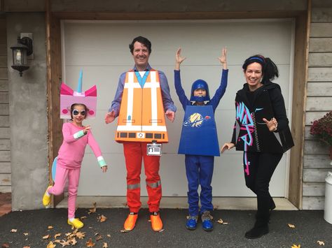 Lego Movie Halloween Costumes, Diy Unikitty Costume, Unikitty Costume, Runner Halloween Costume, Lego Movie Costume, Lego Costume Diy, Lego Halloween Costumes, Lego Movie Characters, Purim Ideas