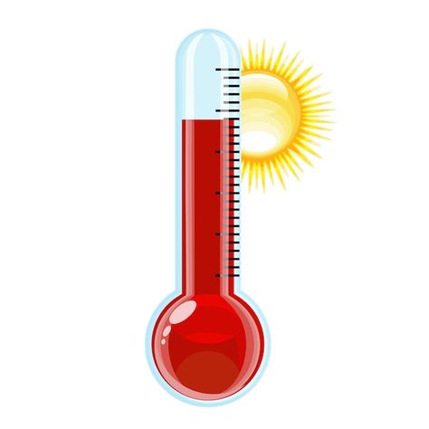 Thermometer with sun hot weather vector ... | Premium Vector #Freepik #vector #thermometer #high-temperature #hot-temperature #temperature High Temperature Thermometer, Thermometer Illustration, Weather Icons, Hot And Humid, Hot Weather, Premium Vector, Graphic Resources, Vector Illustration, Sun