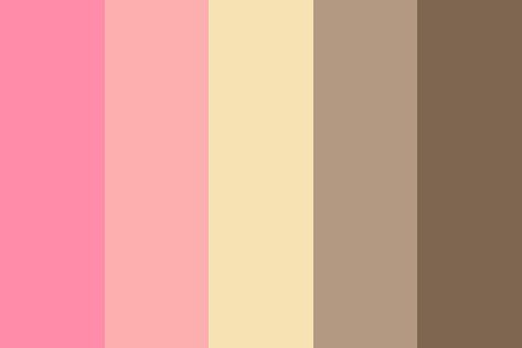 Neapolitan Icecream Color Palette Dessert Color Palette, Neapolitan Ice Cream, Create Color Palette, Engagement Hairstyles, Pink Vanilla, Color Palette Challenge, Color Pallete, Summer Color Palette, Coffee Cream