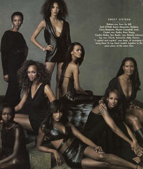 Iman Abdulmajid, Noemie Lenoir, Black Mannequin, Beverly Johnson, Cynthia Bailey, Women Models, Liya Kebede, Women In Black, Tyra Banks