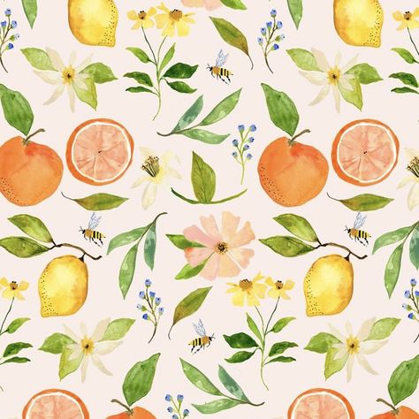 Citrus Garden, Free Coloring Sheets, Scarf Tie, Pink Art Print, Iphone Background Wallpaper, Pink Art, Pottery Painting, Watercolor Print, Head Scarf