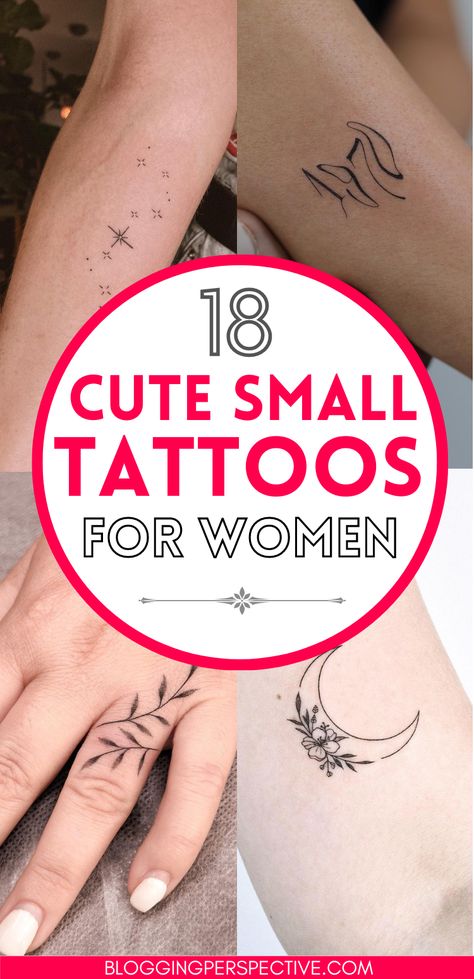 Fall in love with our selection of super cute tattoos, perfect for that discreet yet adorable statement piece. These small tattoo ideas are ideal for women looking to add a touch of whimsy to their style. With designs that are both feminine and delicate, you'll find the perfect little ink to express your unique self. Check out the full array of designs on our blog now! Delicate Feminine Tattoos, Small Feminine Tattoos, Classy Tattoos For Women, Small Tattoos For Women, Simple Tattoos For Women, Unique Small Tattoo, Boho Tattoos, Stylish Tattoo, Tasteful Tattoos