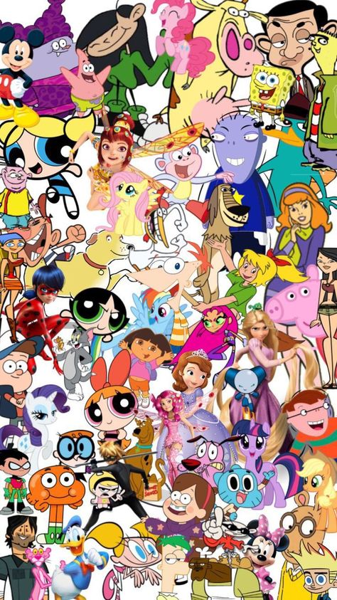 Cartoon Network Characters Wallpapers, Marsupilami Wallpaper, Cartoon Network Classics, 80s Wallpaper, Blue Cartoon Character, 90s Cartoon Shows, All Cartoon Characters, Colored Characters, Old Cartoon Network