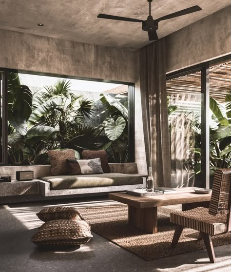 Gallery of Finalists Announced for ArchDaily's 2020 Architectural Visualization Awards - 10 Casa Cook Hotel, Casa Cook, 아파트 인테리어, Design Living Room, A Living Room, 인테리어 디자인, Wabi Sabi, Design Interior, Home Deco