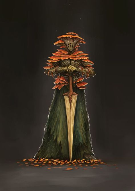 Mushroom Warrior, by Dio Mahesa Mushroom Warrior, Character Design Challenge, Design Challenge, Character Design, Tumblr, Flowers, Design