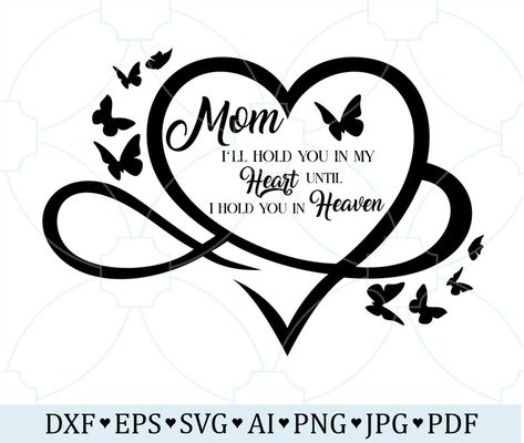 Tattoo In Memory Of Mom, Rest In Peace Mom, In Loving Memory Mom, Rip Tattoos For Mom, Memorial Tattoo Quotes, Puzzle Piece Tattoo, Rip Tattoo, Memory Tattoos, Memorial Svg