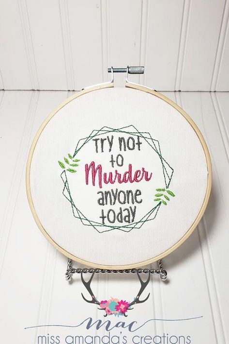 Embroidery Patterns Free Printables, Funny Hand Embroidery, Funny Embroidery Patterns, Sister Crafts, Funny Embroidery, Embroidery Lessons, Embroidery Works, Needlework Embroidery, Embroidery Patterns Free