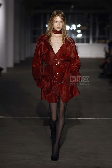 Ludovic de Saint Sernin Fashion show, Runway, Ready To Wear Fall Winter 2024, New York Fashion Week, Runway Look Fall Ready To Wear Runway, Ludovic De Saint Sernin Fall 2023, Ysl 2024 Runway, Nyfw 2024 Runway, Fall Winter 23/24 Runway, Black Cherry Color, Ludovic De Saint Sernin, New York Fashion Week Runway, Runway Ready To Wear