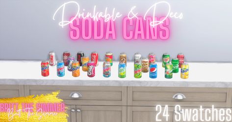 Sims 4 Soda Cc, Sims Memes, Snickers Candy, Sims 4 Expansions, Sims 4 Cc Folder, Sims 4 Characters, Ice And Spice, Sims 4 Game, Mountain Dew