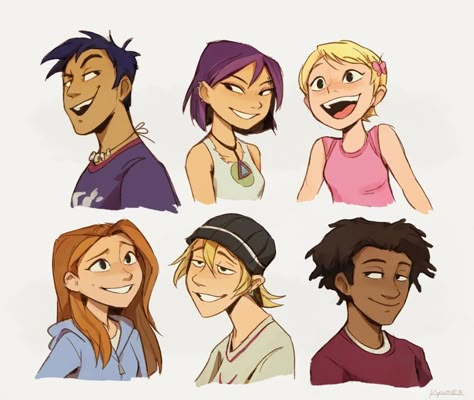 6teen Art Style, Animated People Drawings, 6teen Wallpaper, Monsters At Work Fanart, Teen Drawing Reference, 6teen Characters, Comic Style Art Illustration, Nerd Pose, 6teen Fanart