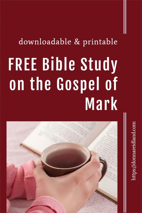 Do you want to go deeper in your study of God’s Word? Would you like to do it at your own pace? Get a FREE downloadable and printable Bible study through the entire gospel of Mark when you subscribe to my YouTube Channel and my daily email (if you haven’t already). #biblestudy #bible #gospelofMark #bookofMark #freeprintables #soulsurvival Gospel Of Mark Bible Study, Blended Family Books, Free Bible Study Printables, Mark Bible, Handling Emotions, Printable Bible Study, Study Printables, Gospel Of Mark, Bible Study Printables