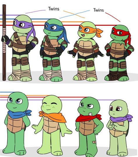 Tmnt Donnie Redesign, Donnie And Raph Tmnt 2012, Leo And Donnie Twins, Mikey And Raph 2012 Tmnt, Leo And Mikey Tmnt 2012, Donnie And Raph Rottmnt, Donnie X Raph, Mikey X Raph, Raph X Donnie