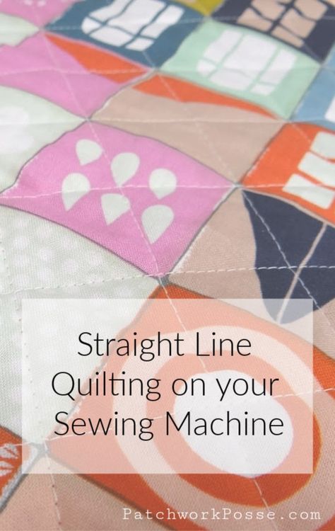 Straight Line Machine Quilting 2 Nancy Zieman, Straight Line Quilting, Machine Quilting Designs, Beginner Sewing Projects Easy, Leftover Fabric, Quilting For Beginners, Straight Line, Quilting Tips, Sewing Projects For Beginners