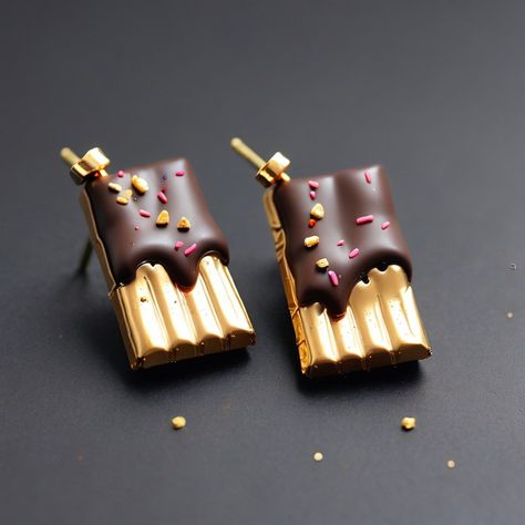 Craving some sweetness in your style? Our kawaii chocolate bar handmade earrings are the perfect treat! Crafted with love from high-quality polymer clay, these adorable accessories are a must-have for chocolate lovers and anyone who adores cute, unique jewelry. 🍫💖 🌟 Features: Handmade with premium polymer clay Lightweight and comfortable for all-day wear Hypoallergenic hooks, suitable for sensitive ears 🎨 Why You'll Love Them: Super cute and eye-catching design Perfect for gifting or treat... Kawaii Chocolate, Clay Miniature Food, Polymer Clay Miniature, Kawaii Earrings, Kawaii Jewelry, Polymer Clay Miniatures, Clay Miniatures, Polymer Clay Creations, Miniature Food